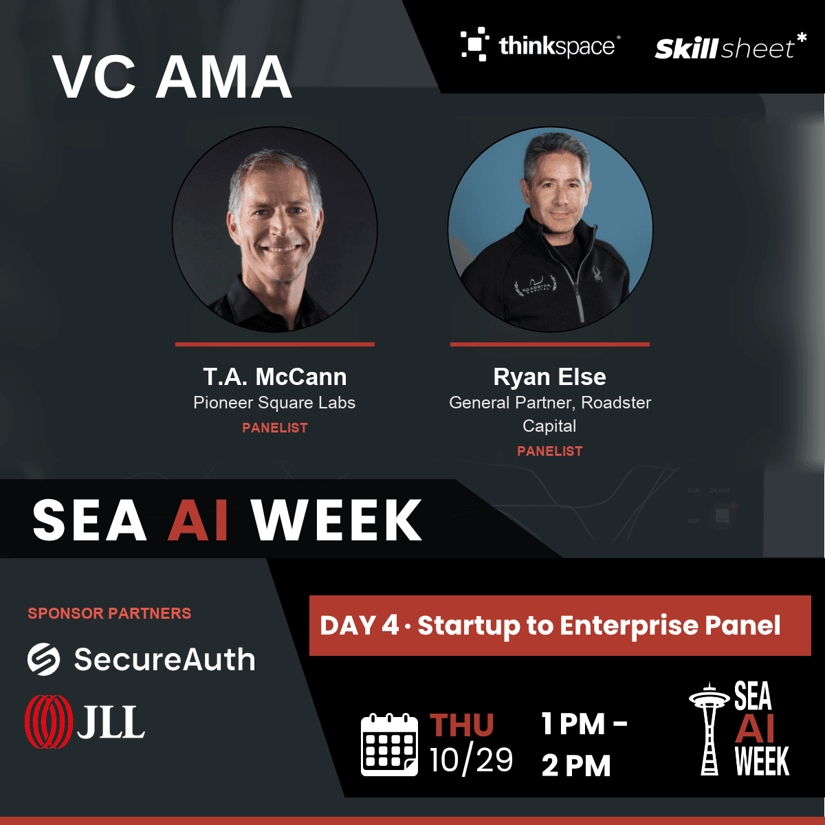 [AI Week] Startup to Enterprise Day Panel: VC AMA with T.A. McCann & Ryan Else