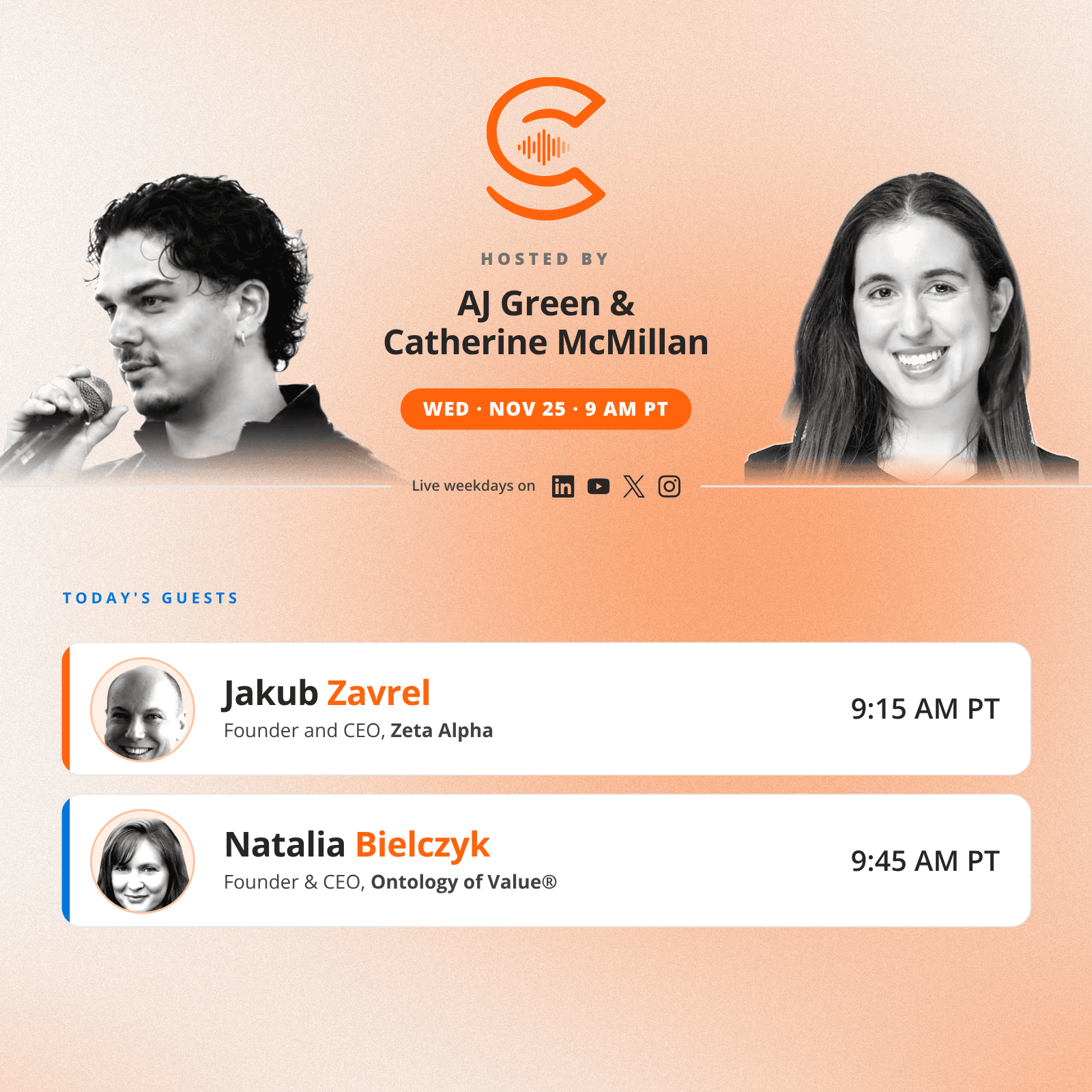 The AI Collective Podcast with AJ & Catherine: Wednesday, Nov 25