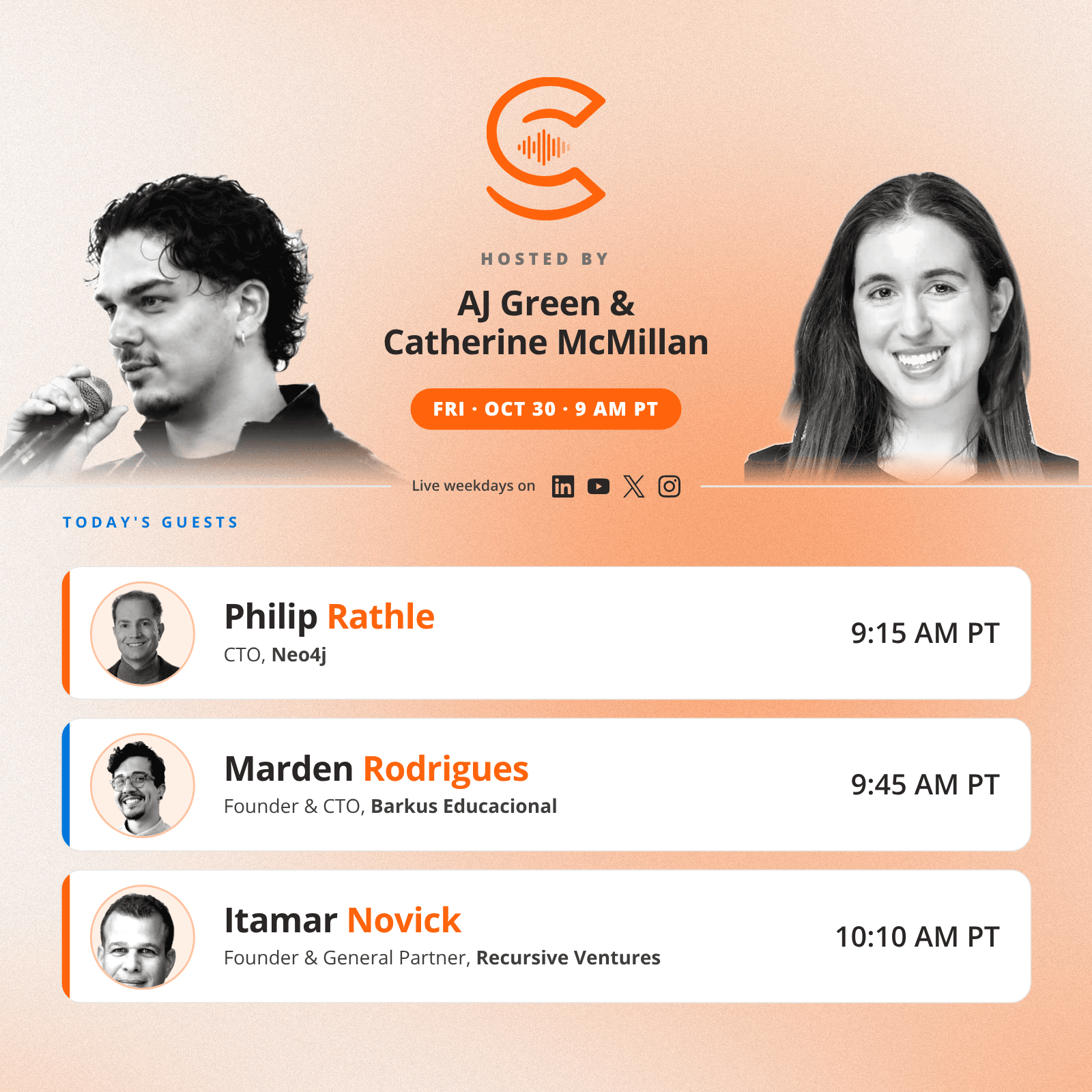 The AI Collective Podcast with AJ & Catherine: Friday, Oct 30
