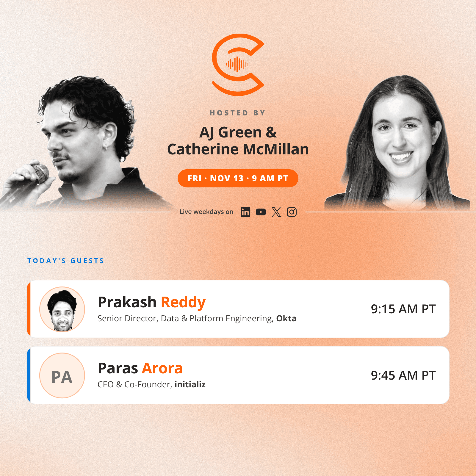 The AI Collective Podcast with AJ & Catherine: Friday, Nov 13