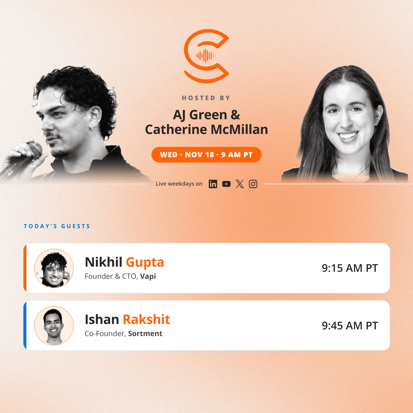 The AI Collective Podcast with AJ & Catherine: Wednesday, Nov 18