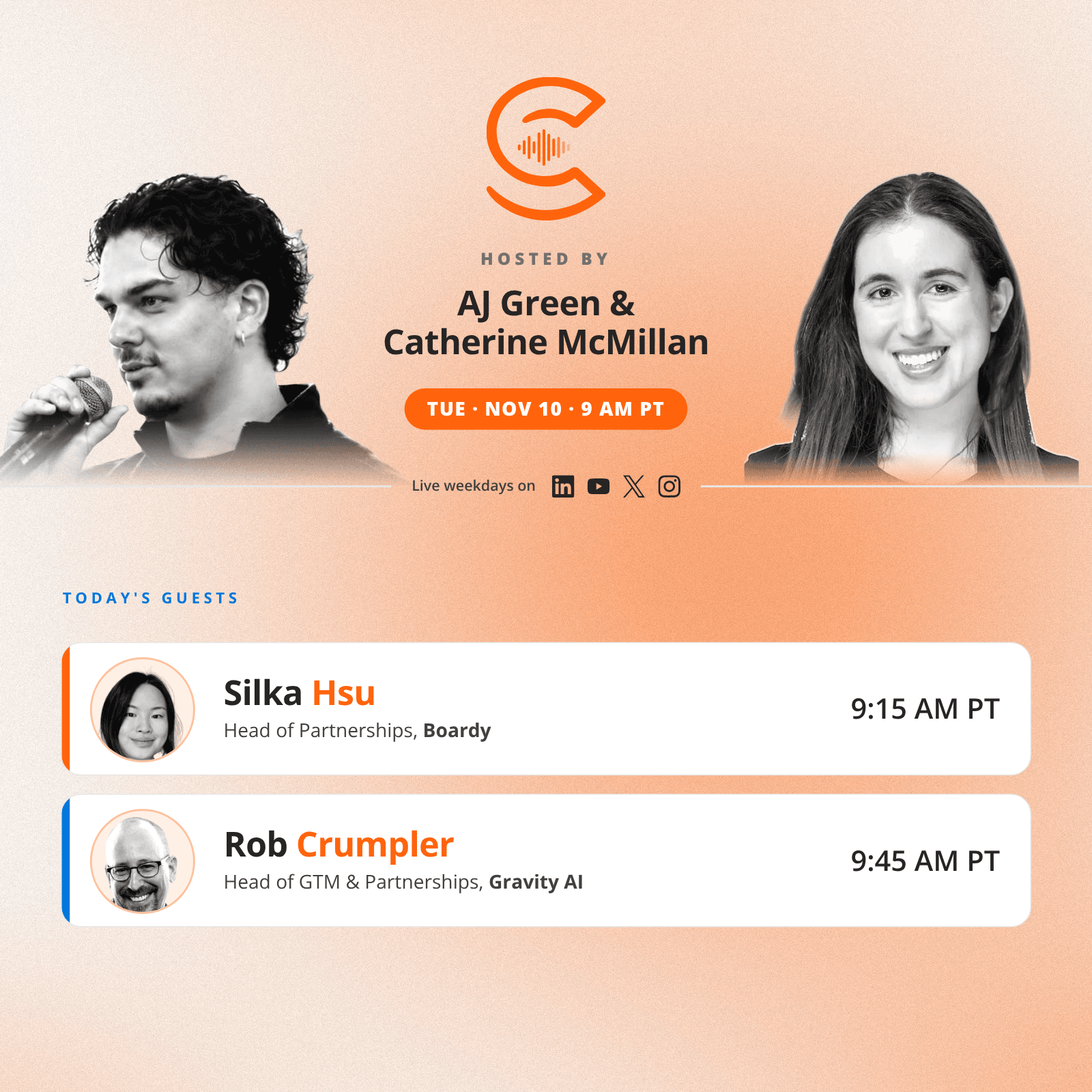 The AI Collective Podcast with AJ & Catherine: Tuesday, Nov 10