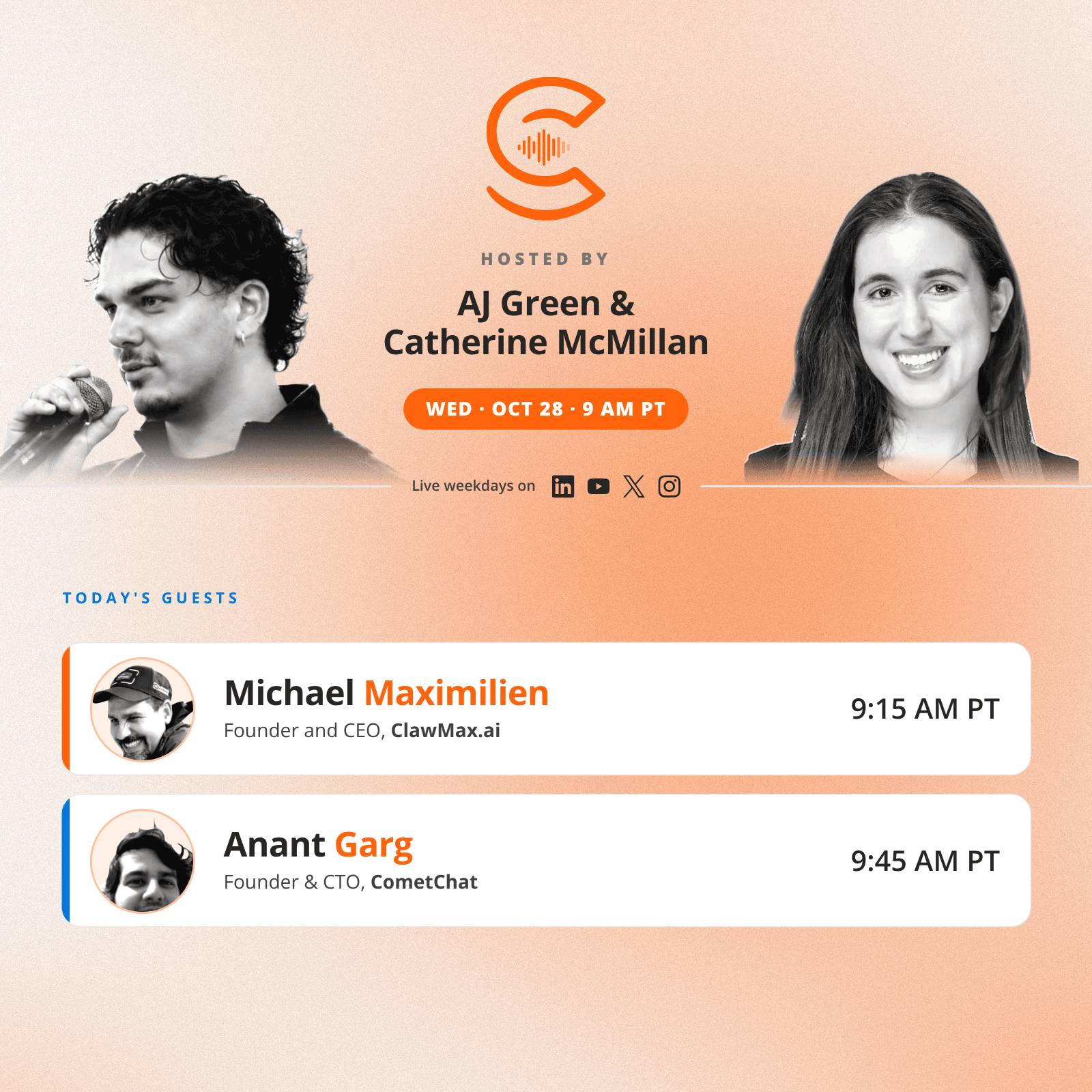 The AI Collective Podcast with AJ & Catherine: Wednesday, Oct 28
