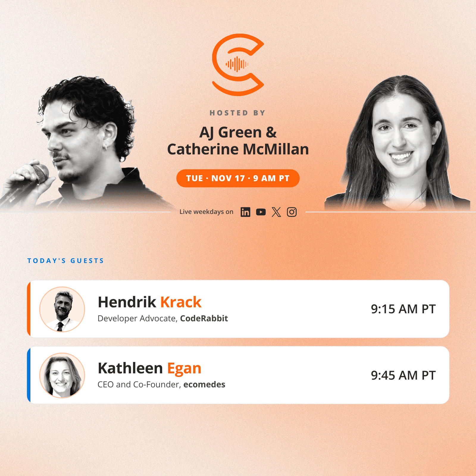 The AI Collective Podcast with AJ & Catherine: Tuesday, Nov 17