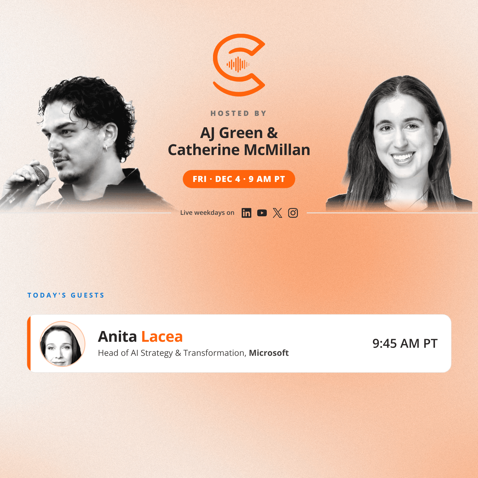 The AI Collective Podcast with AJ & Catherine: Friday, Dec 4