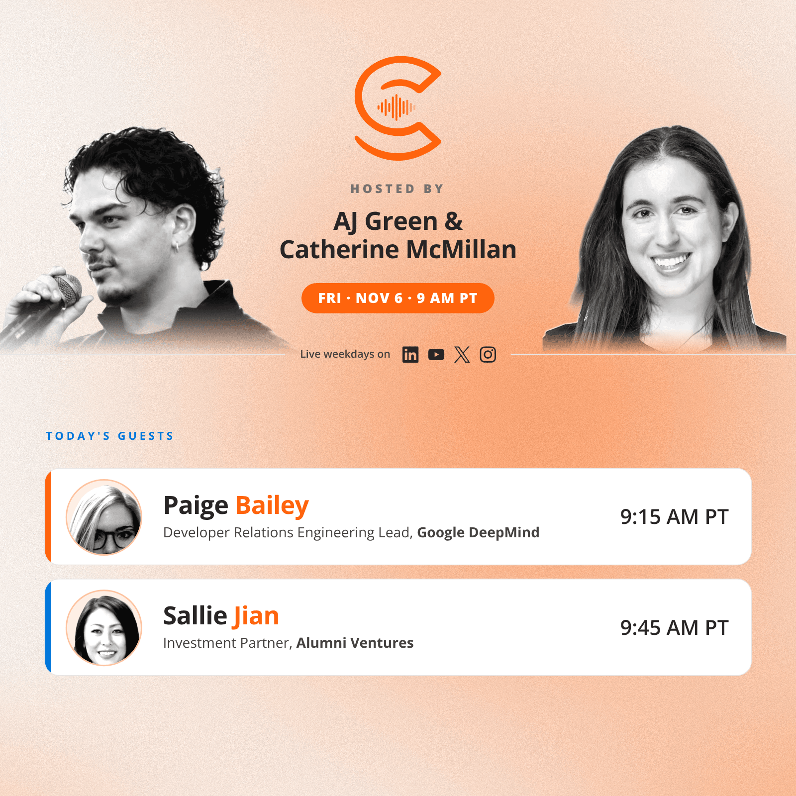 The AI Collective Podcast with AJ & Catherine: Friday, Nov 6