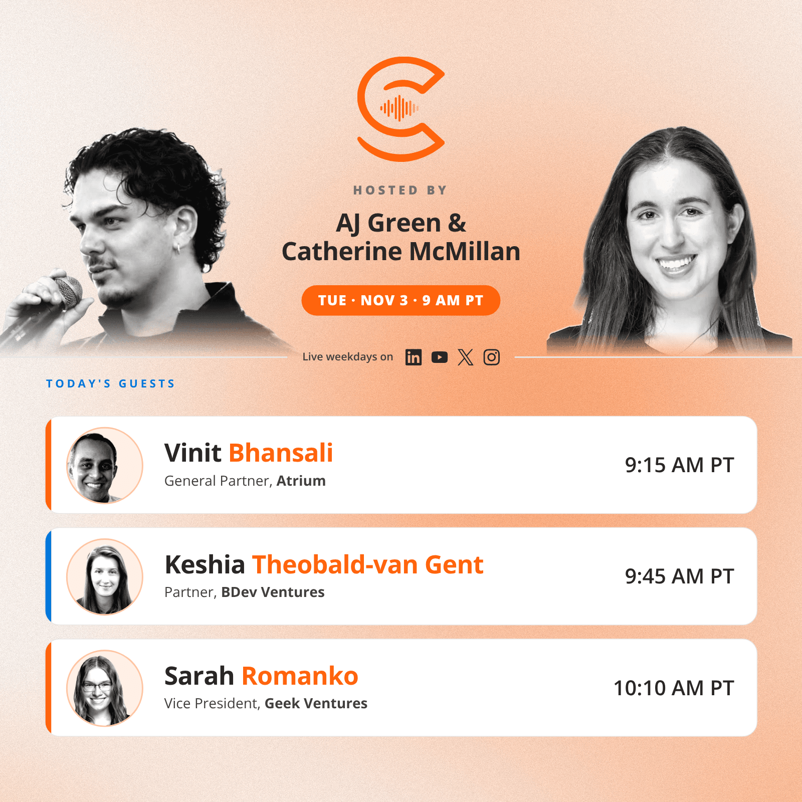 The AI Collective Podcast with AJ & Catherine: Tuesday, Nov 3