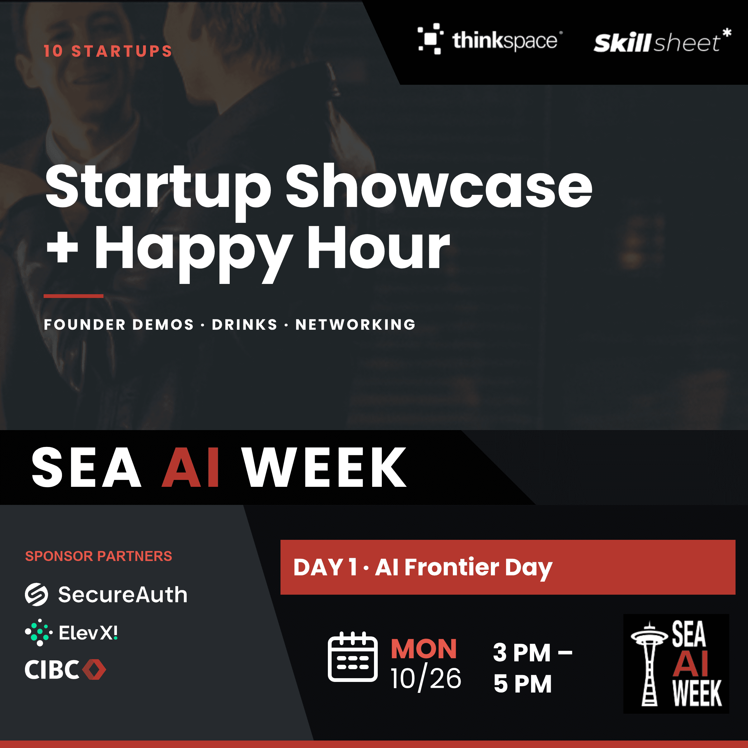 [AI Week] AI Frontier Day Startup Showcase & Happy Hour