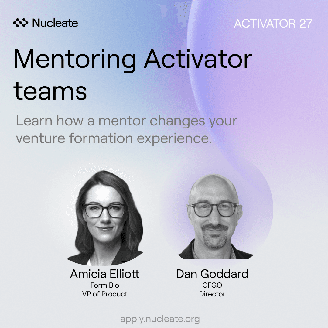 The impact of a mentor in the early days of your venture creation.
