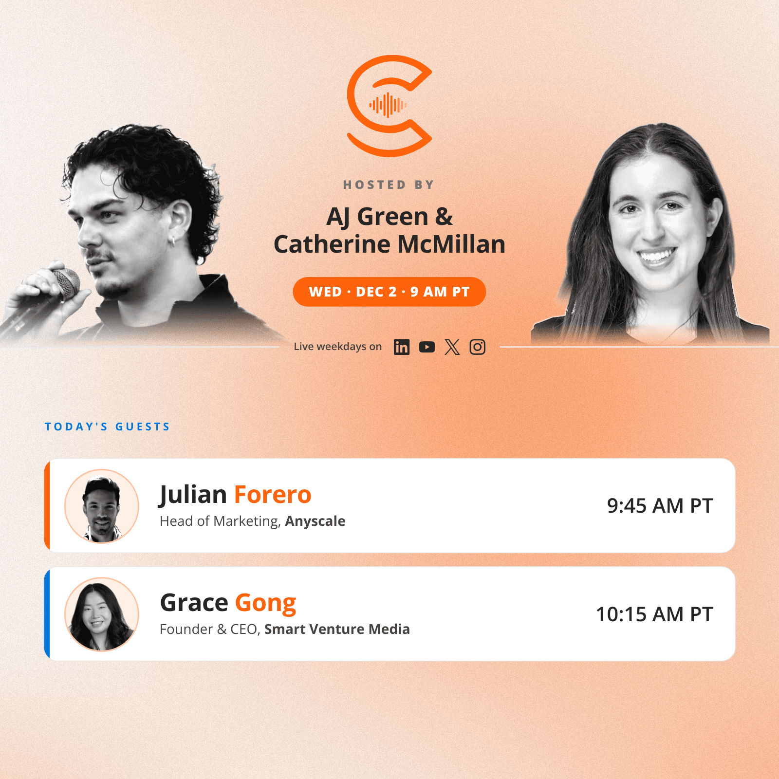 The AI Collective Podcast with AJ & Catherine: Wednesday, Dec 2