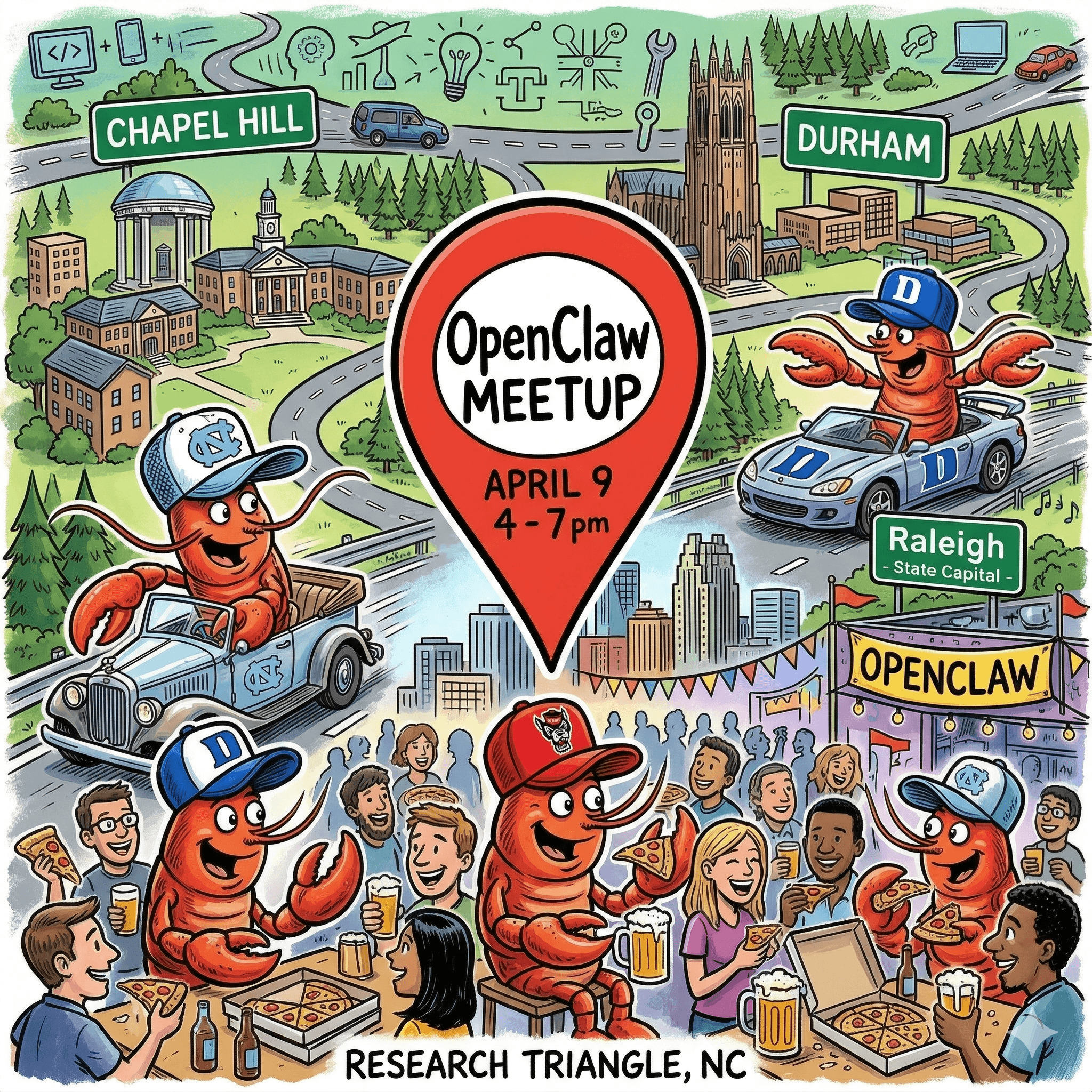 OpenClaw Meetup (sponsored by NC Tweener Fund - powered by NC IDEA)