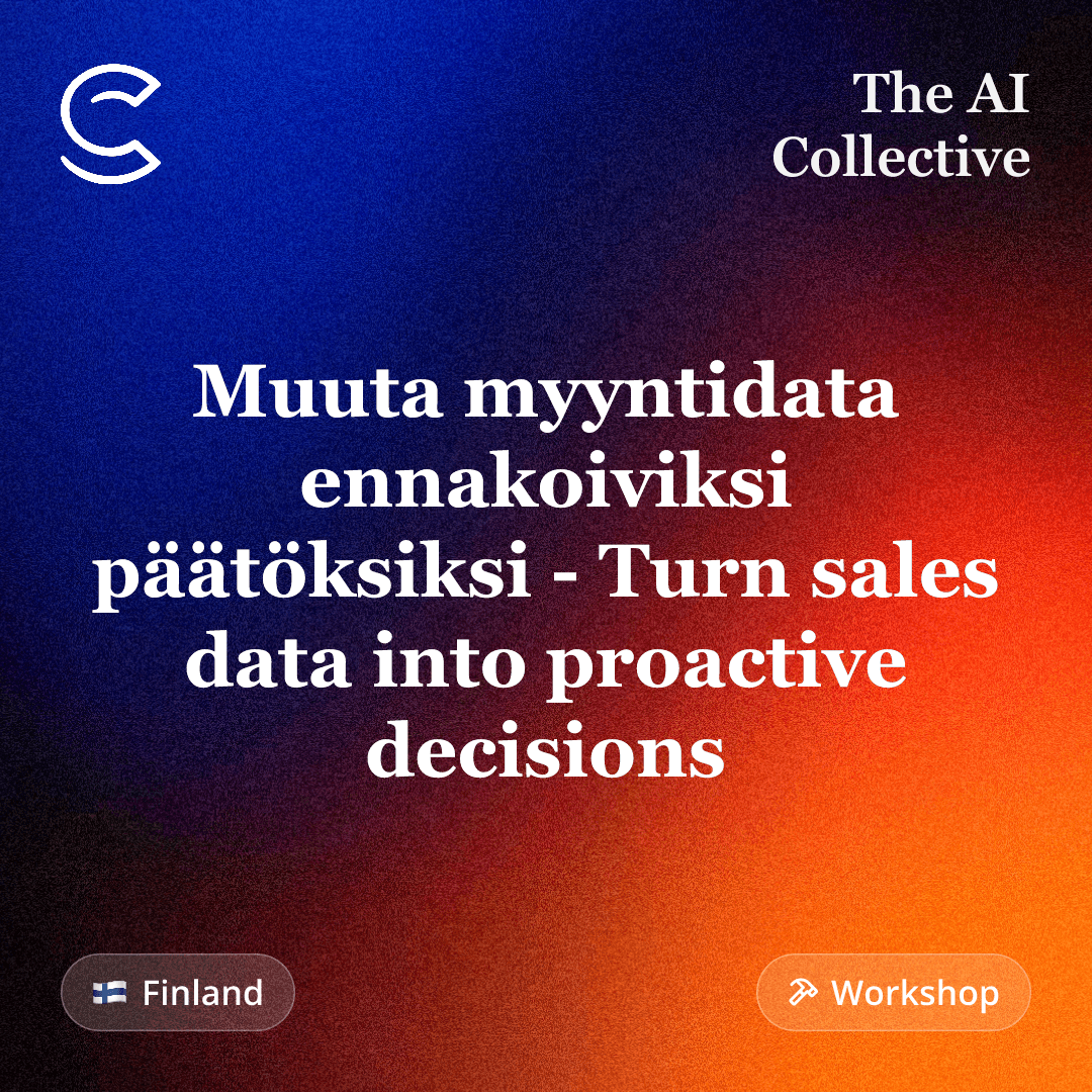 Muuta myyntidata ennakoiviksi päätöksiksi - Turn sales data into proactive decisions