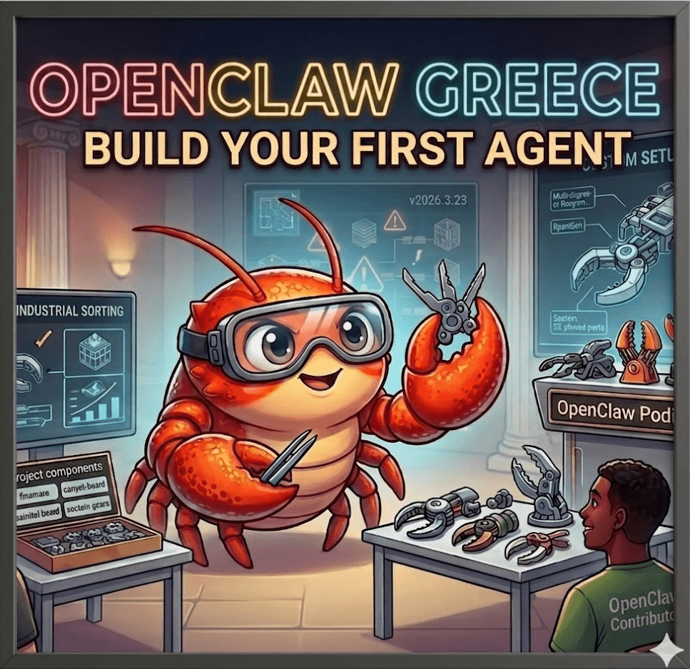 OpenClaw Greece: Build Your First Agent (Hands-On Workshop) @ Panathēnea