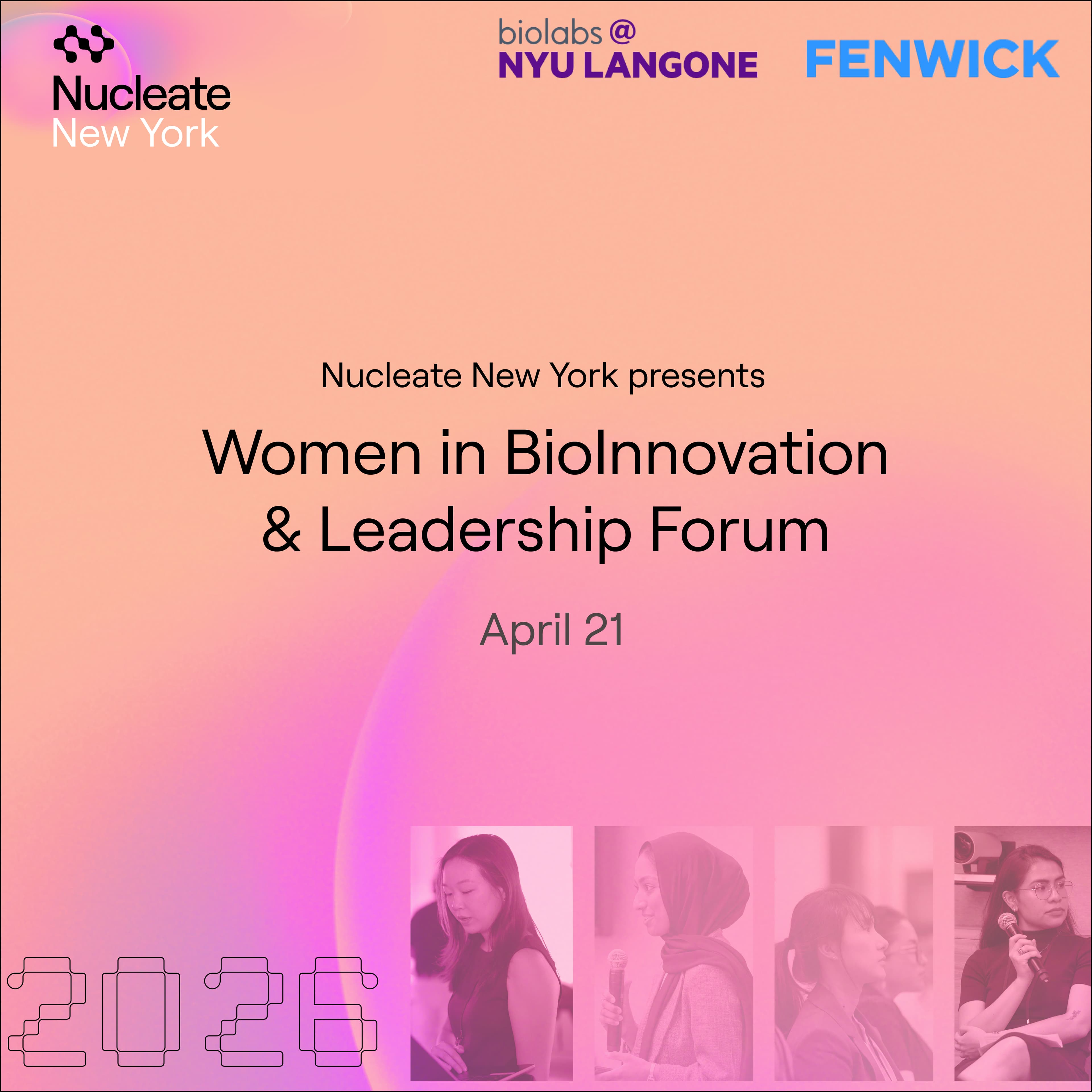 Nucleate New York presents Women in BioInnovation & Leadership Forum