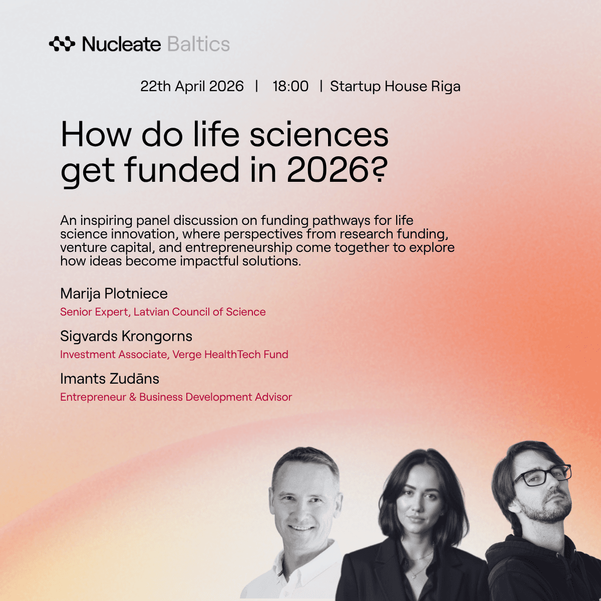 Nucleate Baltics: How do life sciences get funded in 2026?
