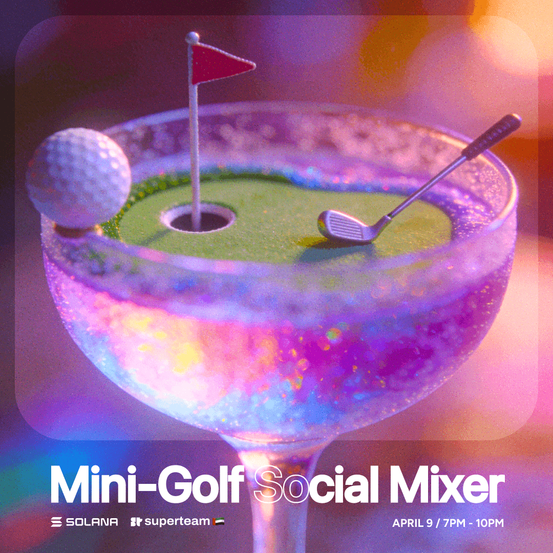 Solana Mini Golf Social Mixer