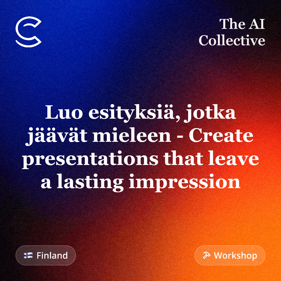 Luo esityksiä, jotka jäävät mieleen - Create presentations that leave a lasting impression