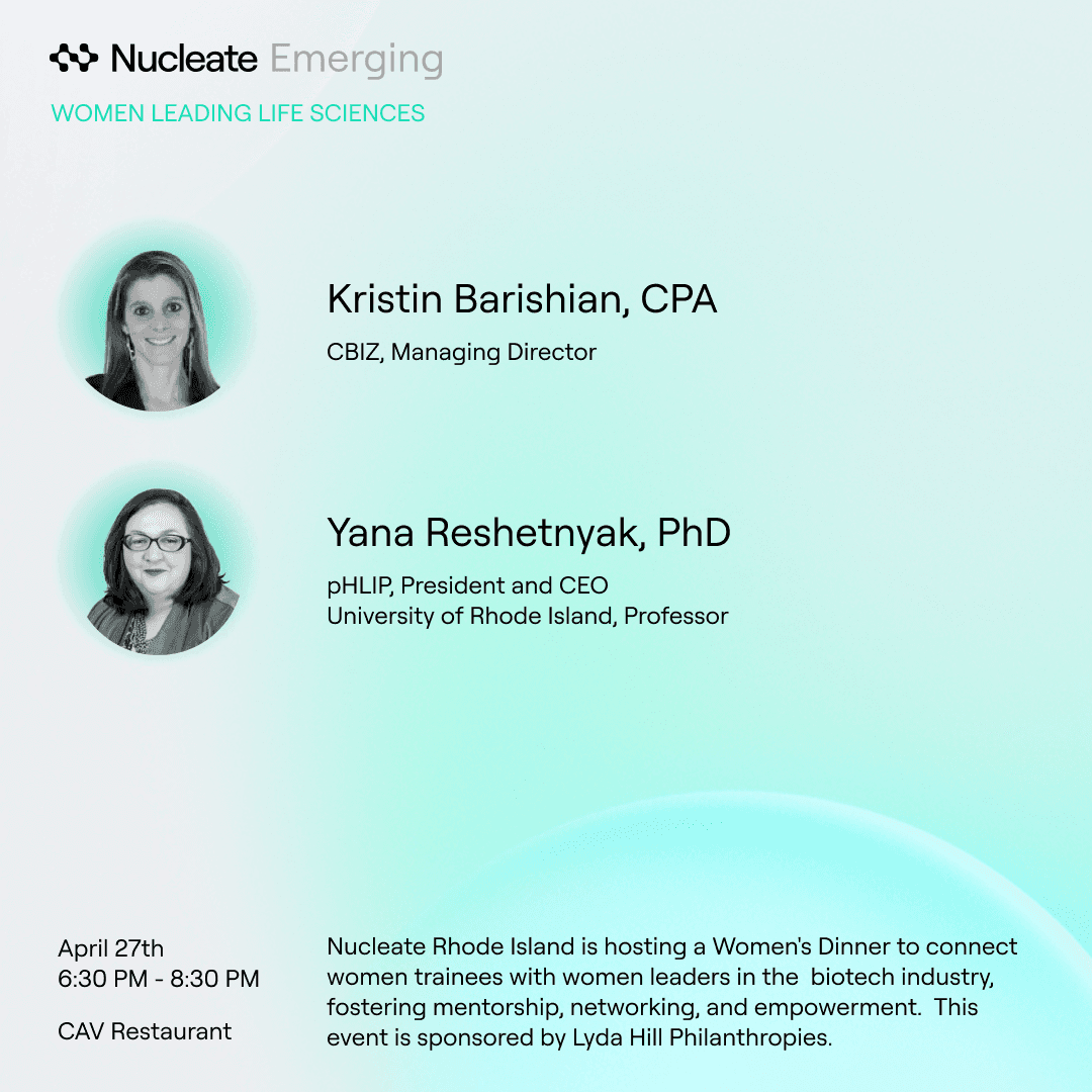Nucleate Rhode Island — Spring Women's Dinner 2026