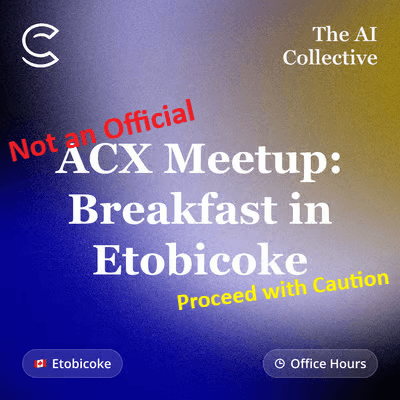 Easter Tuesday: Priors and Pancakes in Etobicoke (w/ The AI Collective)