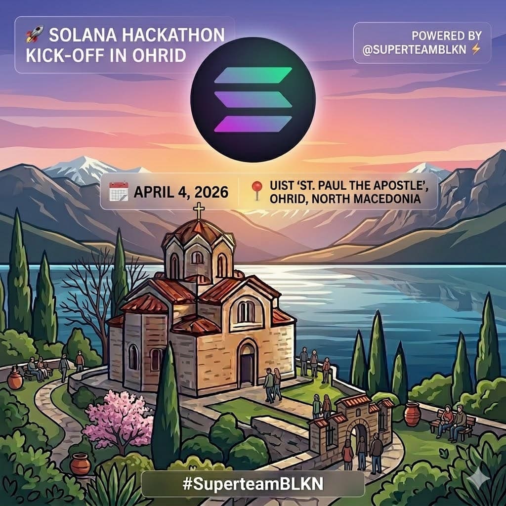Solana Hackathon Kick-off, Ohrid