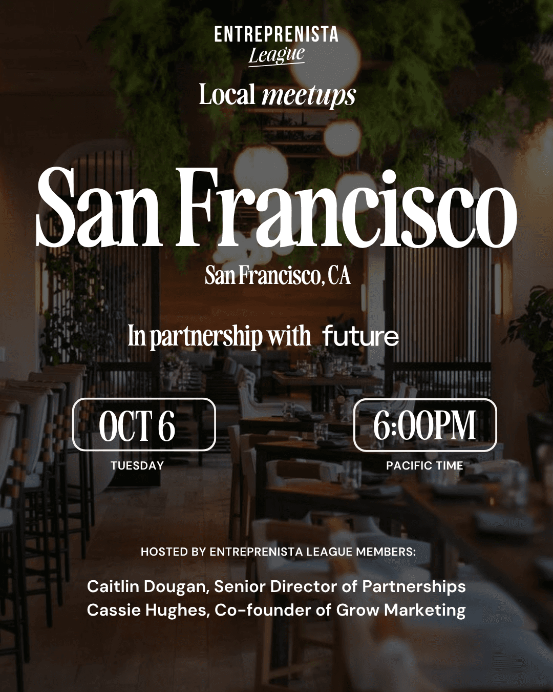 Local Meetup in San Francisco, CA!