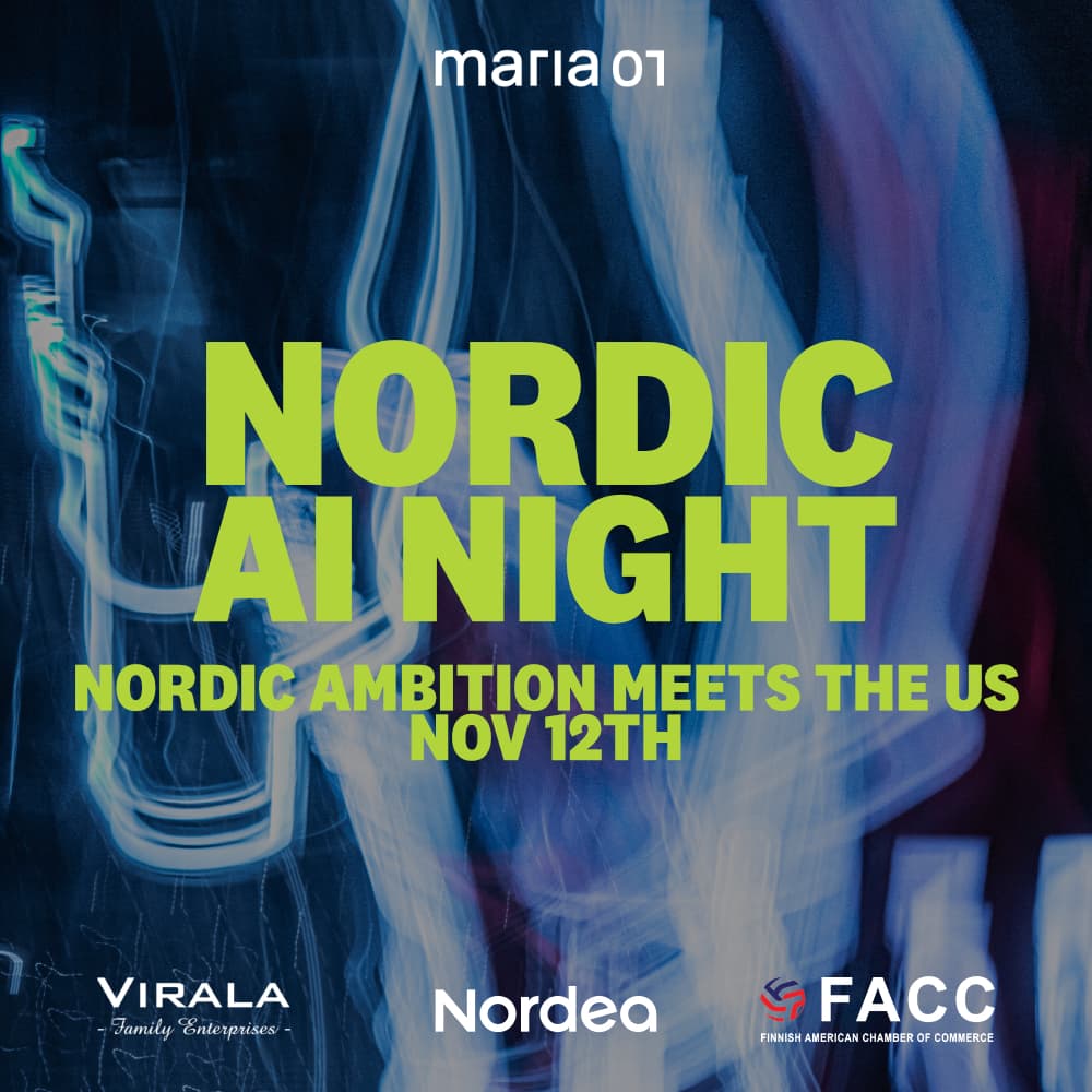 Nordic AI Night - Nordic ambition meets the US.