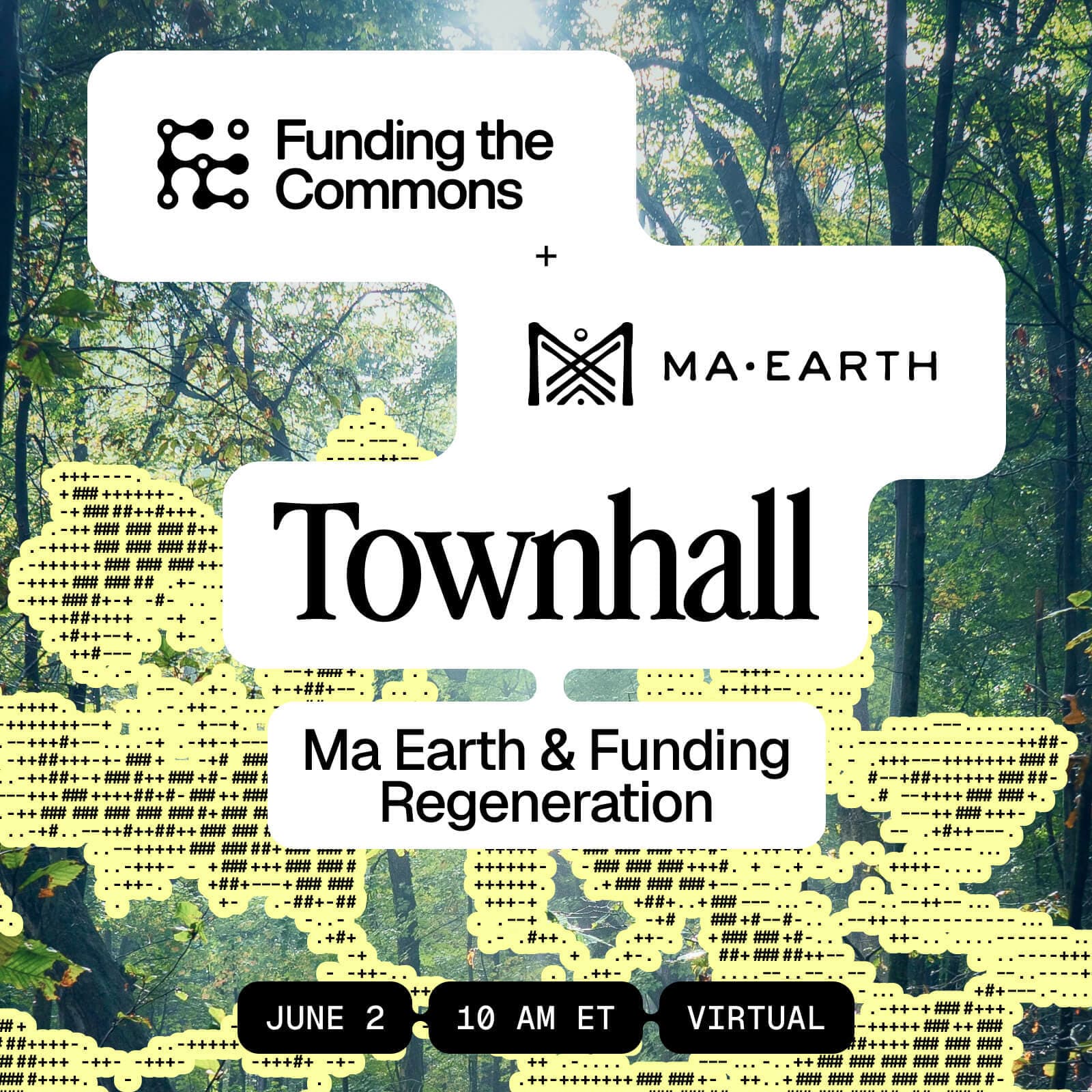 FtC Town Hall: Ma Earth & Funding Regeneration