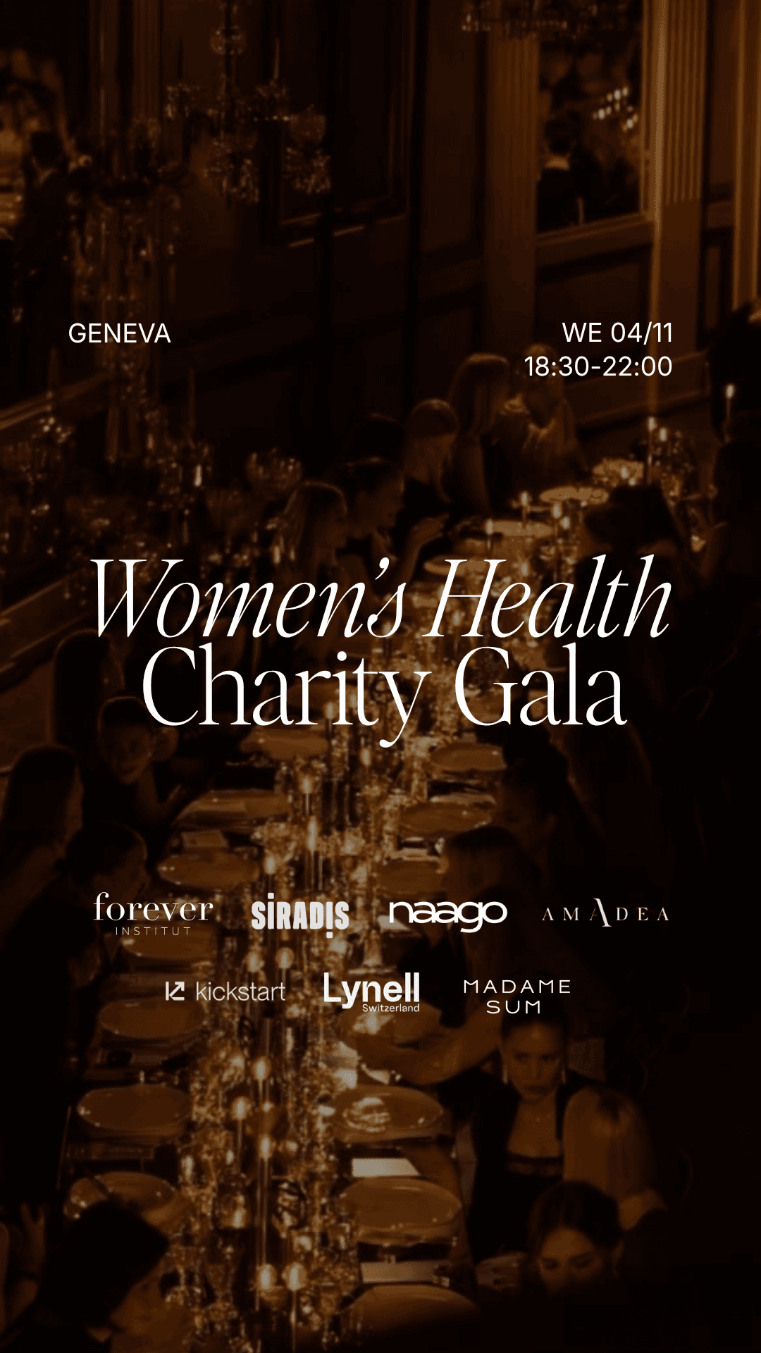 The Girl Code - Women's Health Charity Gala - Geneva