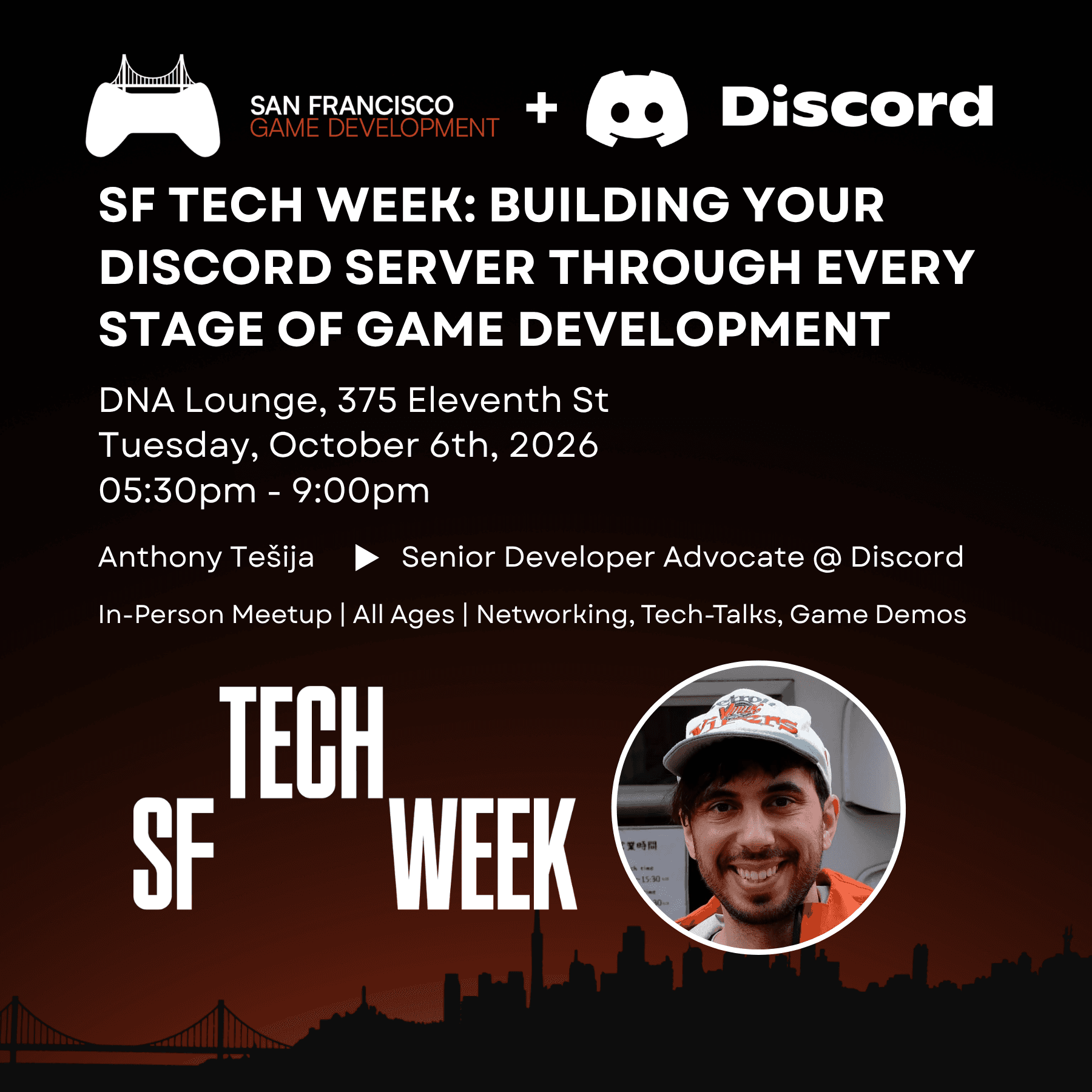SF Tech Week: Building Your Discord Server Through Every Stage of Game Development