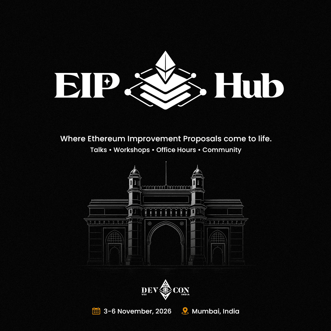 EIP Hub @ Devcon 8 India - Where Ethereum Standards Come Together