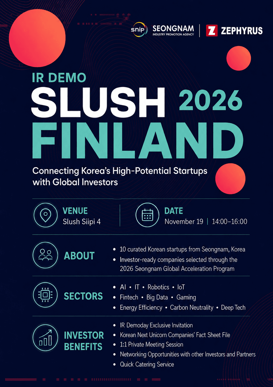 KOREAN Venture Companies Expanding to Global_Slush FINLAND