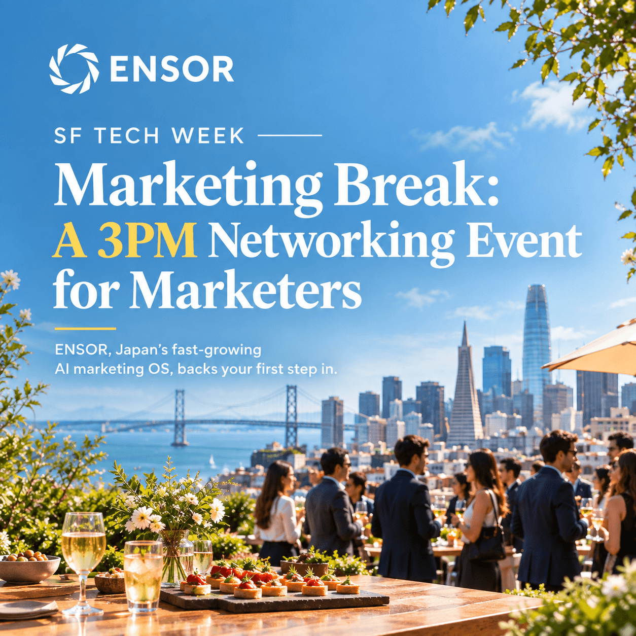 Marketing Break: A 3PM Networking Event for Marketers#SFTechWeek