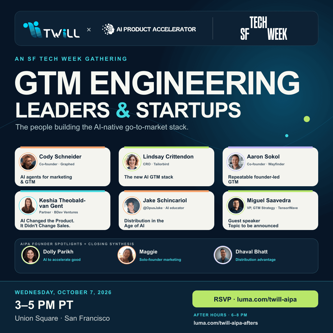 GTM Engineering Leaders & Startups | SF Tech Week