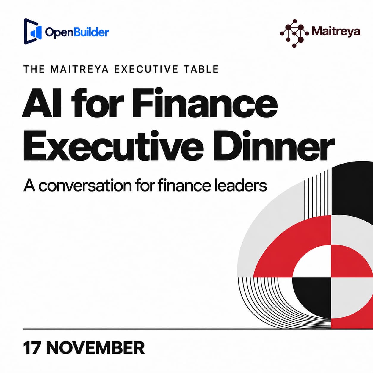 Maitreya AI For Finance Executive Dinner