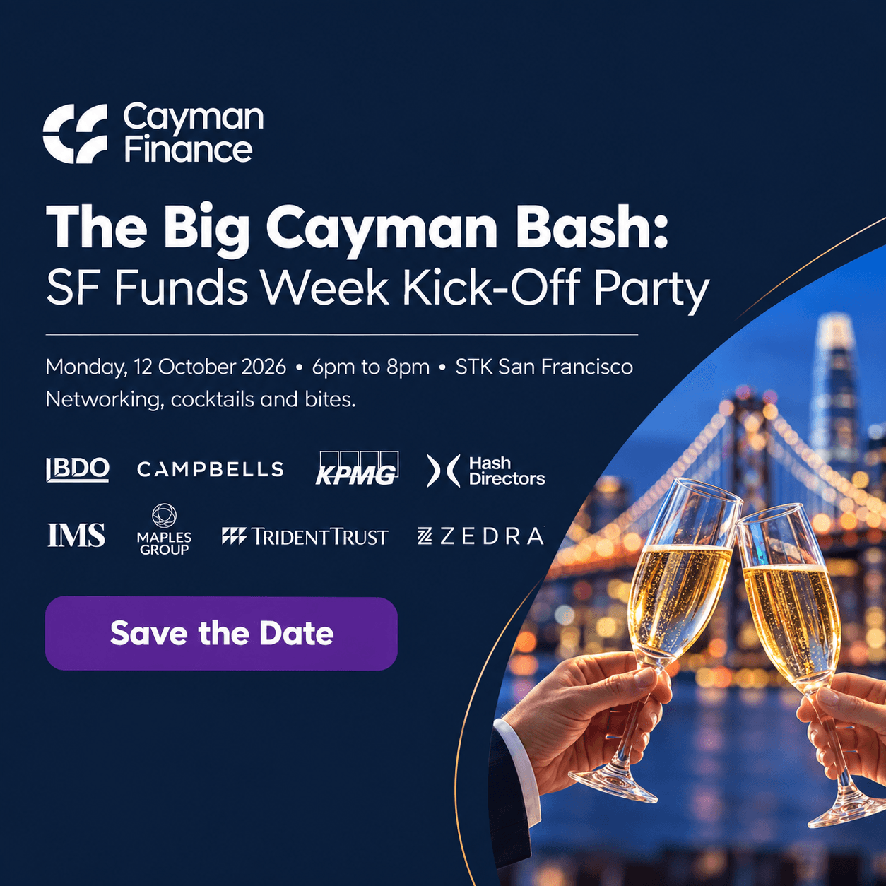 The Big Cayman Bash: SF Funds Week Kick-Off Party 🥳