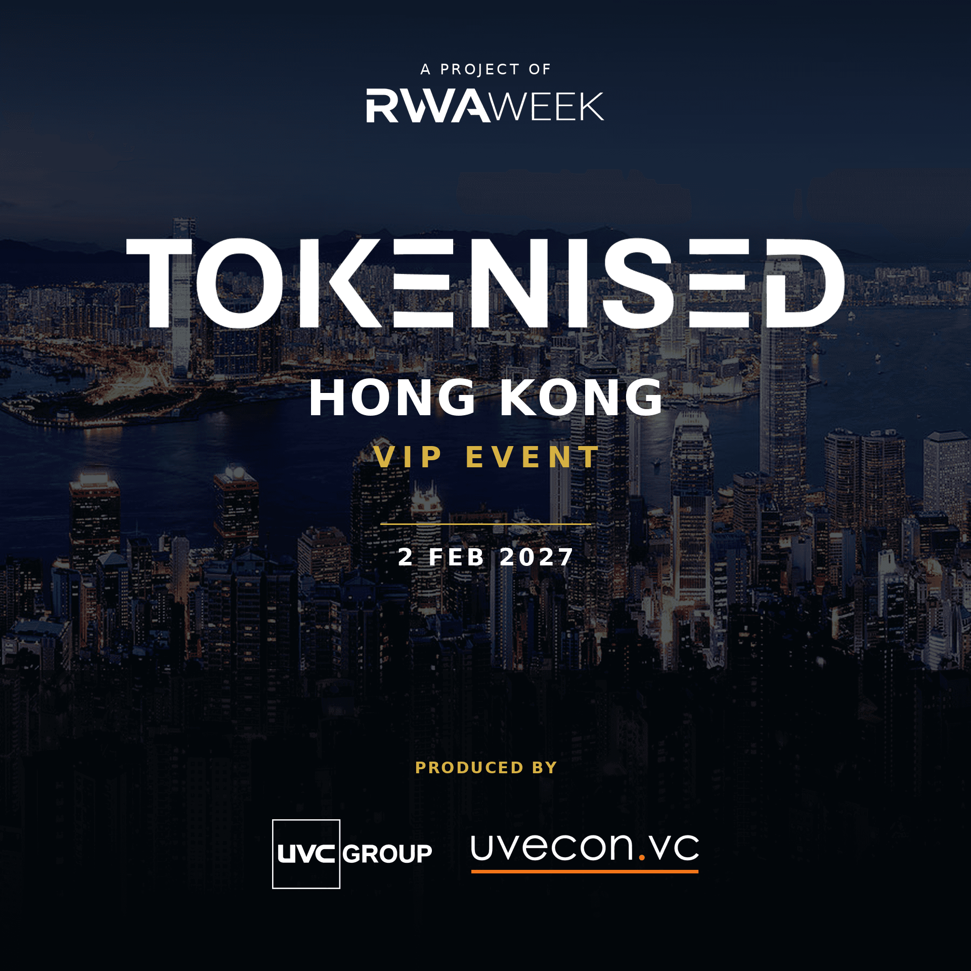 TOKENISED HONG KONG VIP EVENT