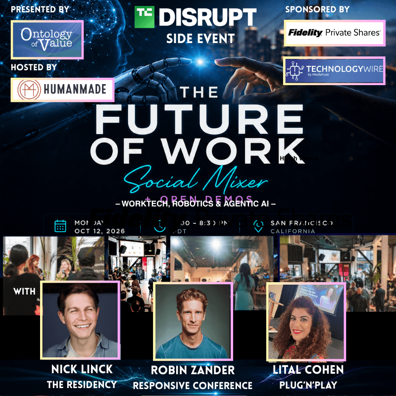 The Future of Work Social Mixer + Open Demos: Worktech, Robotics & Agentic AI