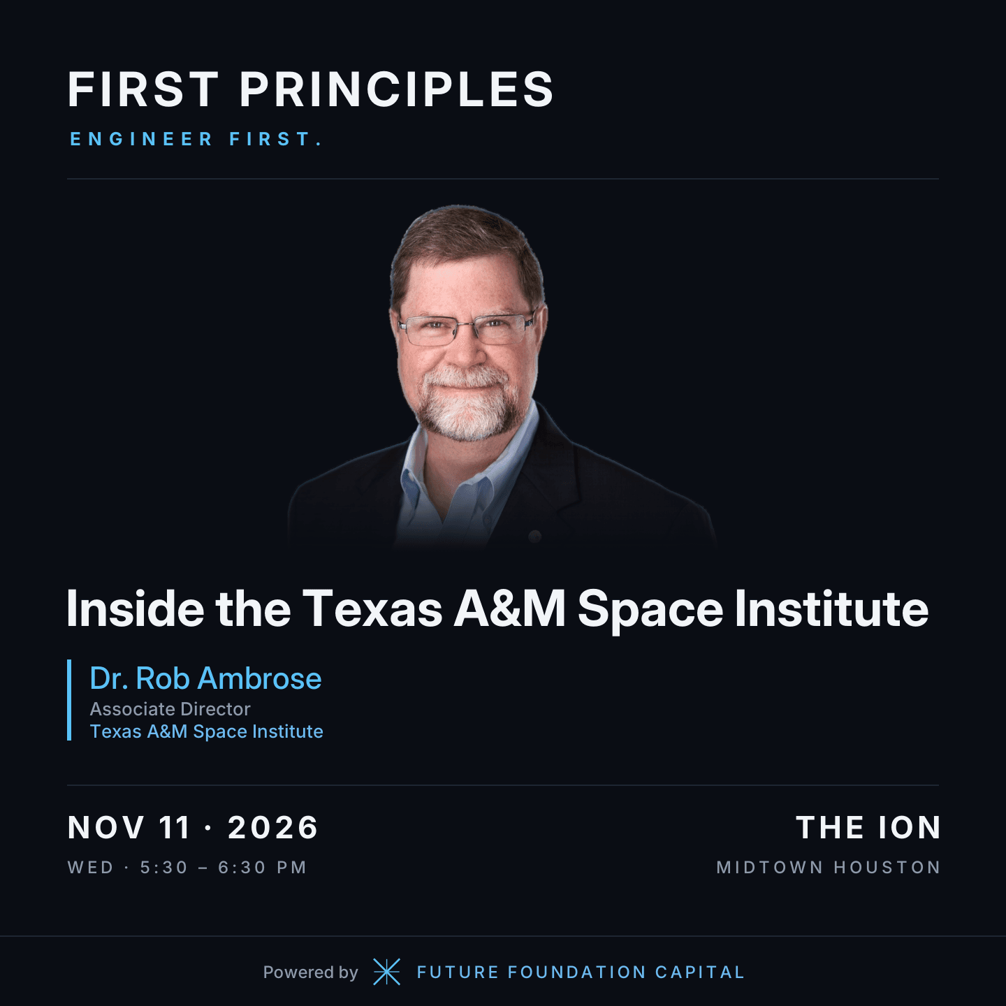 First Principles: Inside the Texas A&M Space Institute