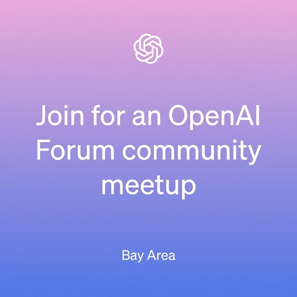 OpenAI Forum Community Coffee in the Park