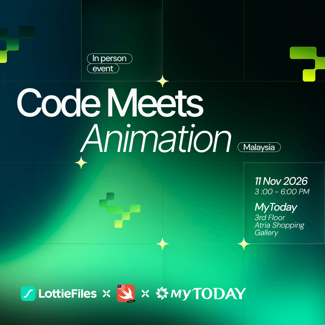 Code Meets Animation - SwiftLah! Community x LottieFiles