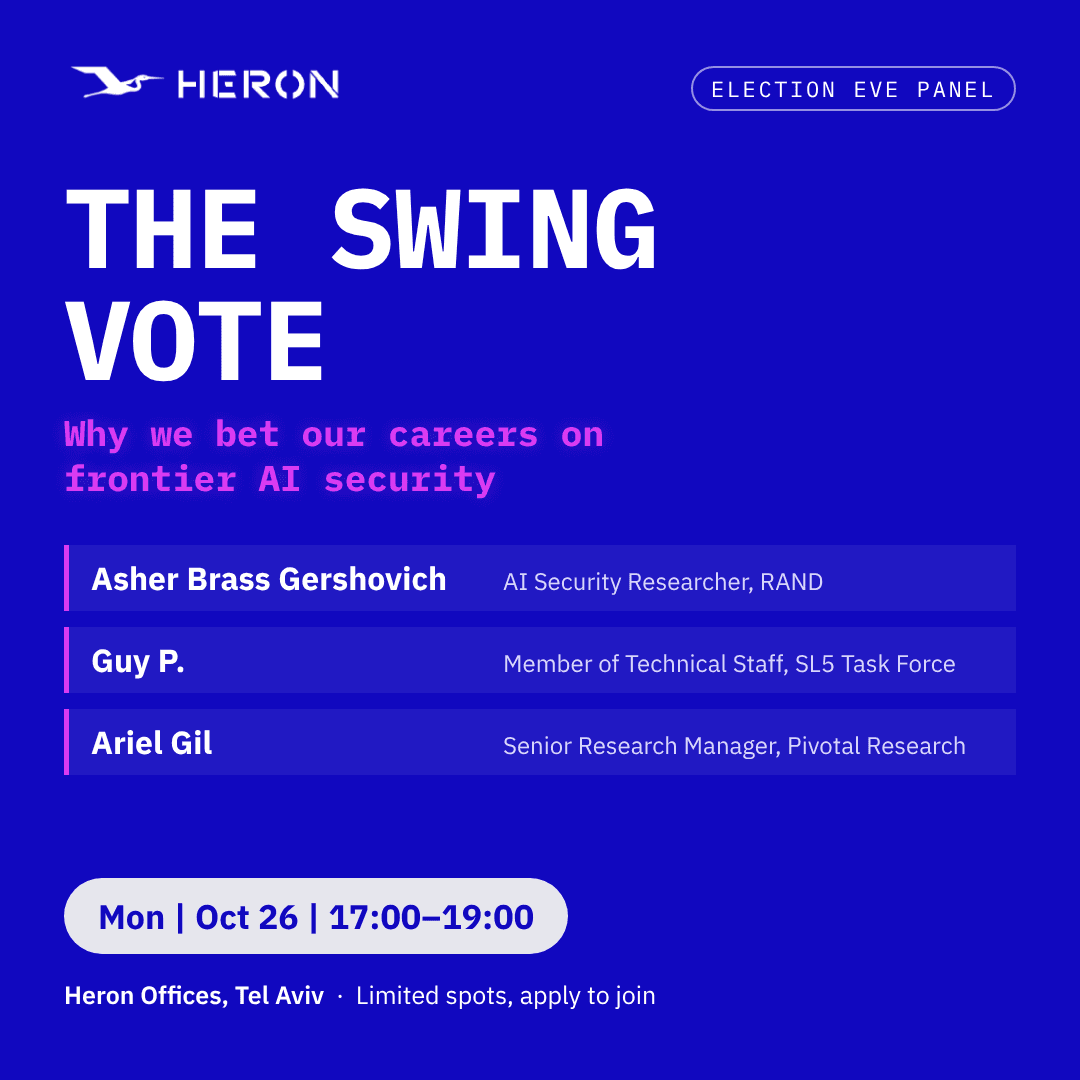 The Swing Vote: Why We Bet Our Careers on Frontier AI Security