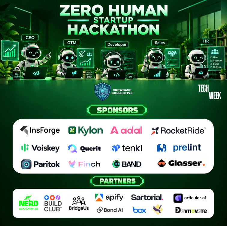 Zero Human Startup Hackathon | #SFTechWeek