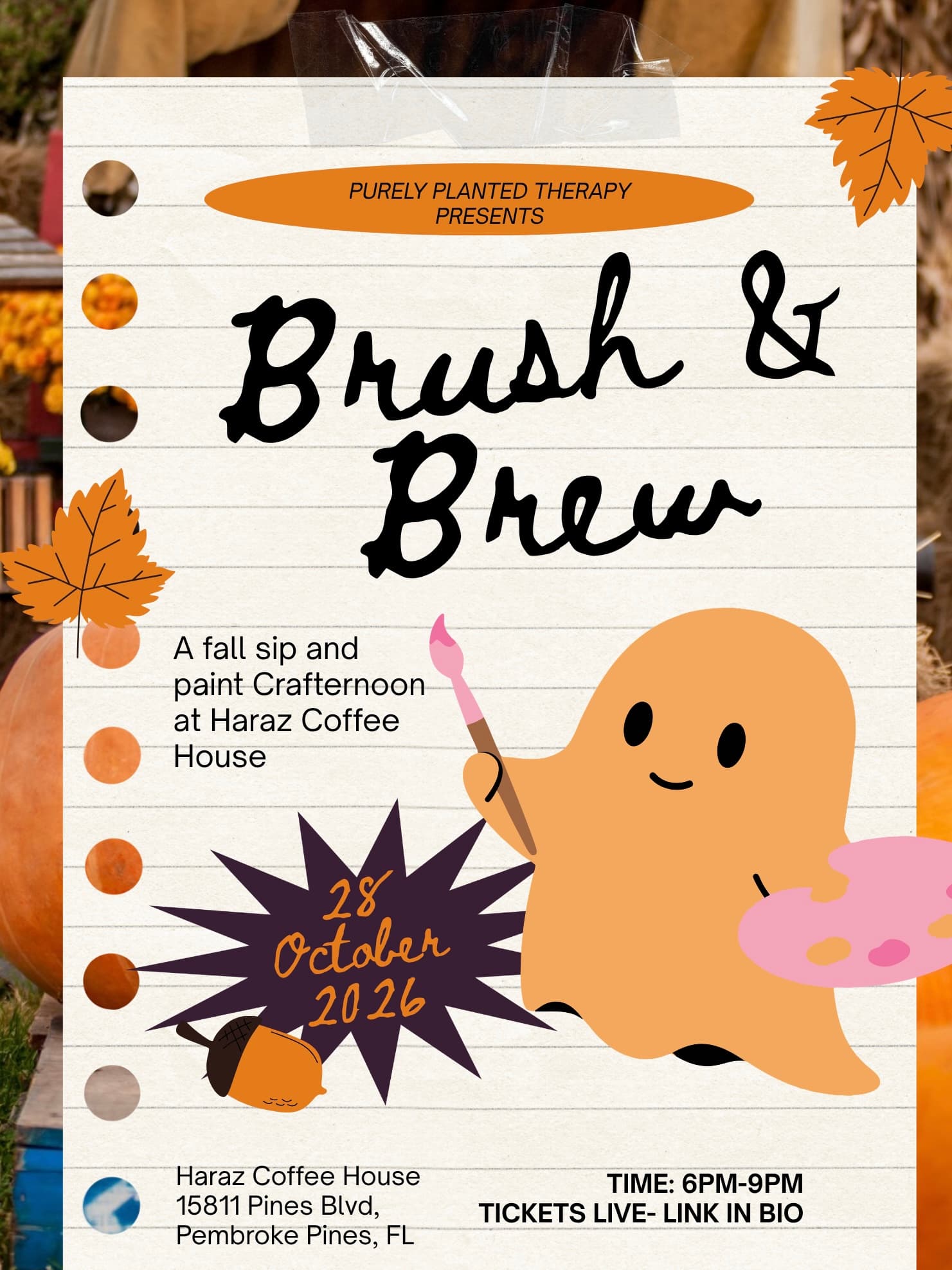 Brush & Brew: A Fall Crafternoon