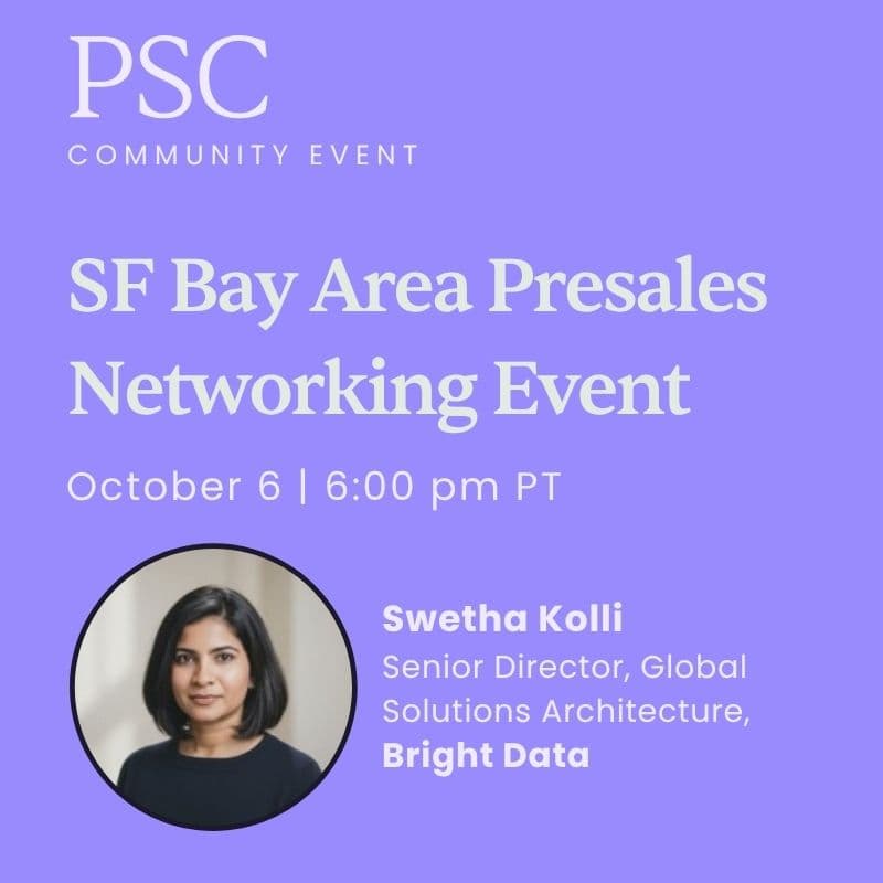 SF Bay Area Presales Networking Event