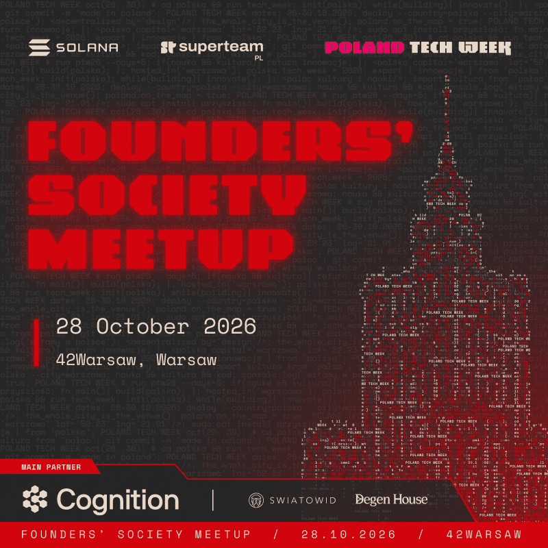 FOUNDERS' SOCIETY MEETUP
