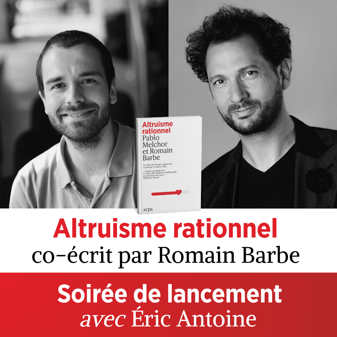Altruisme rationnel | Lancement du livre