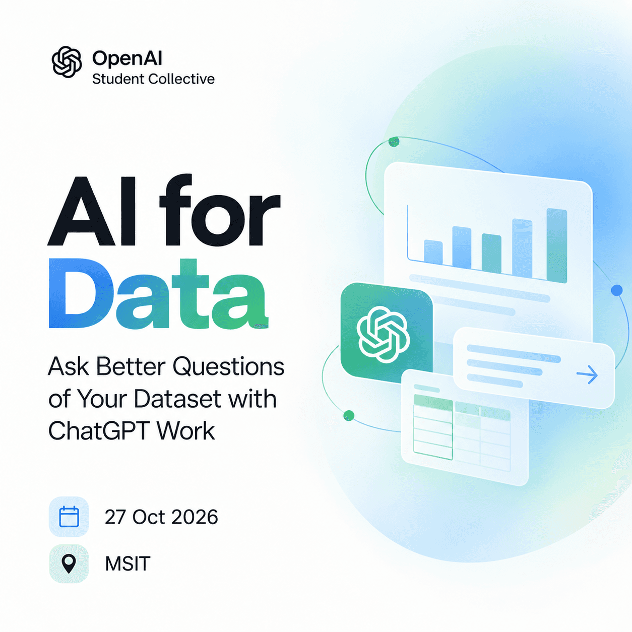 OAISC - MSIT | AI for Data: Ask Better Questions of Your Dataset