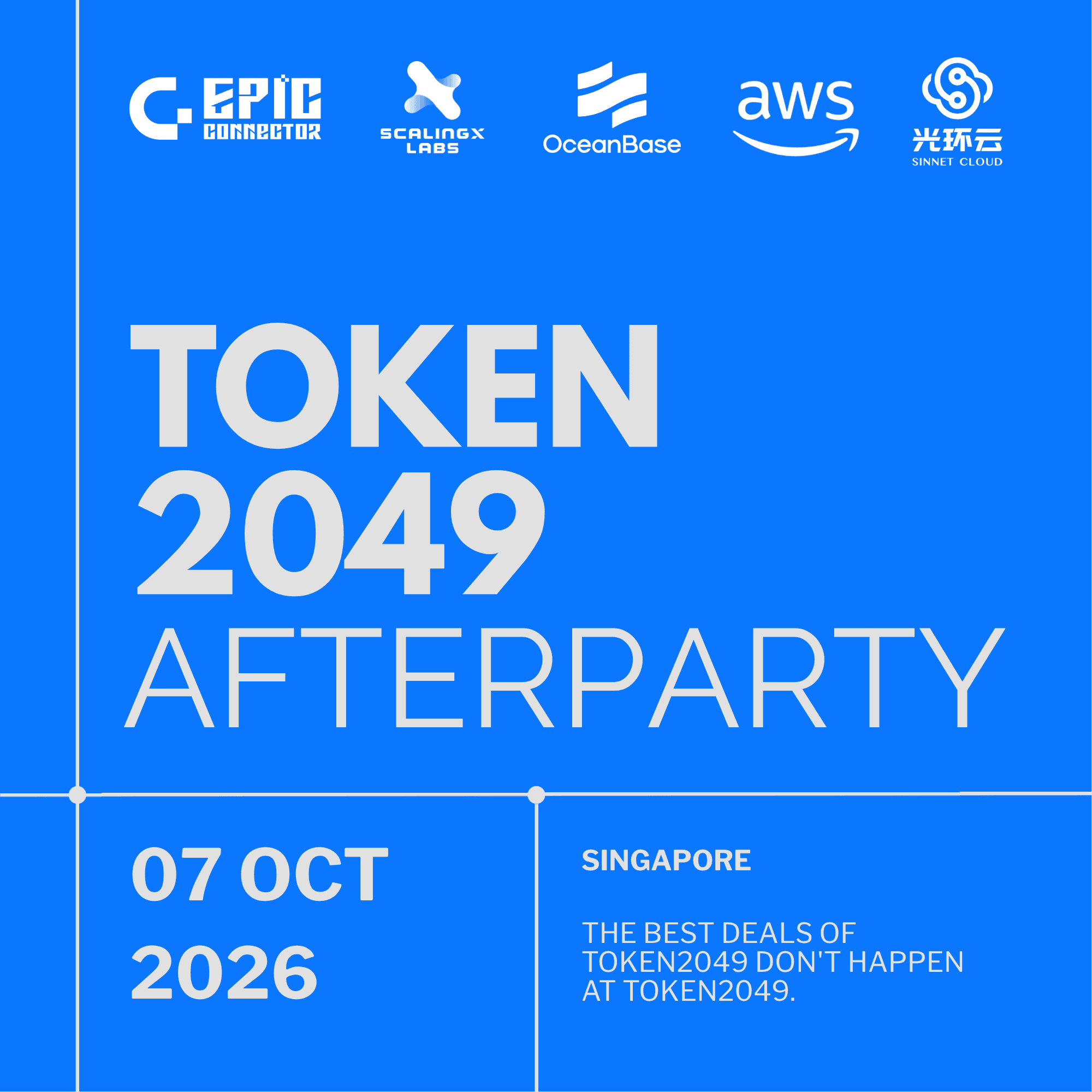 2026 Token2049 Afterparty｜Beyond the Hype: Building What Lasts