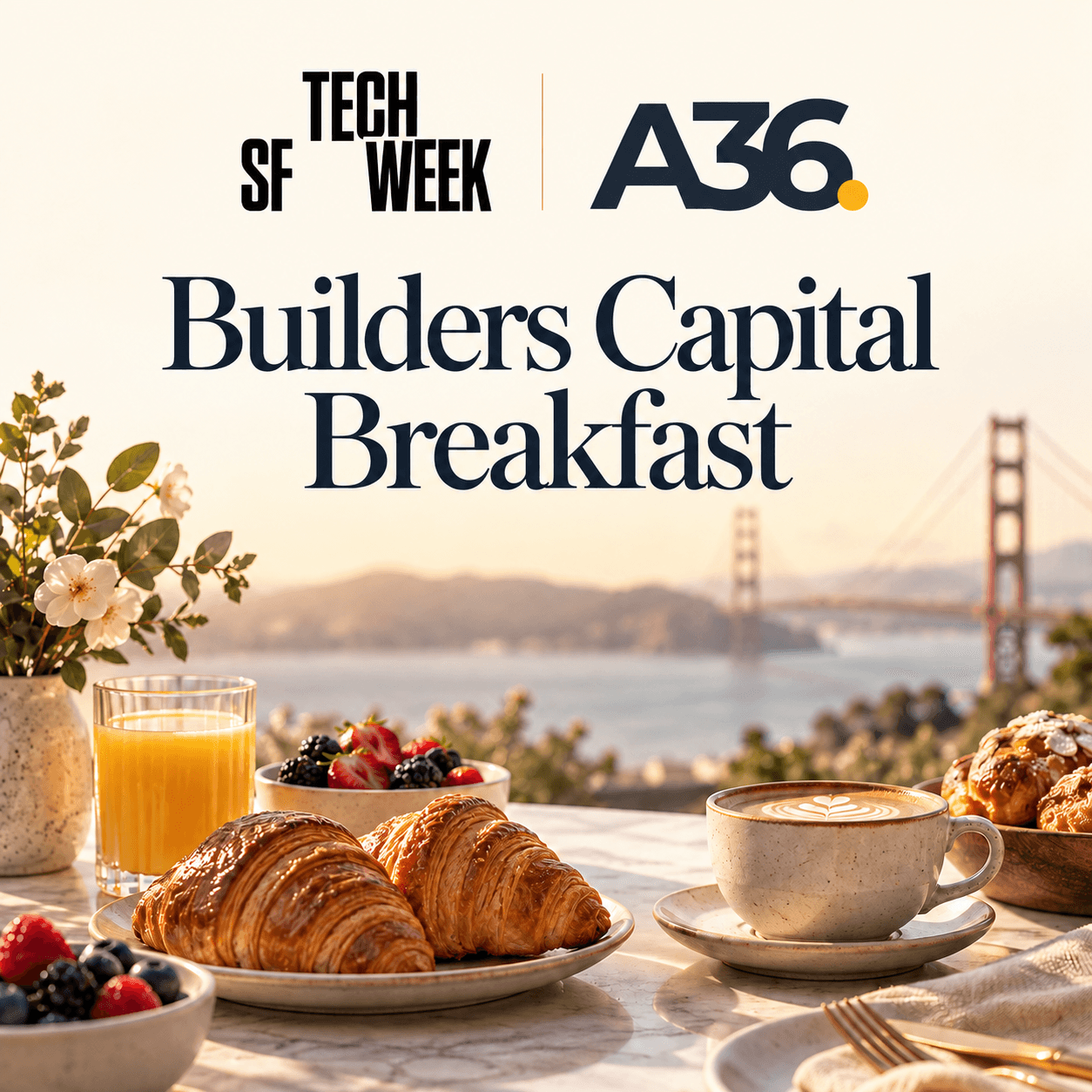 A36 Builders × Capital Breakfast : SF Tech Week