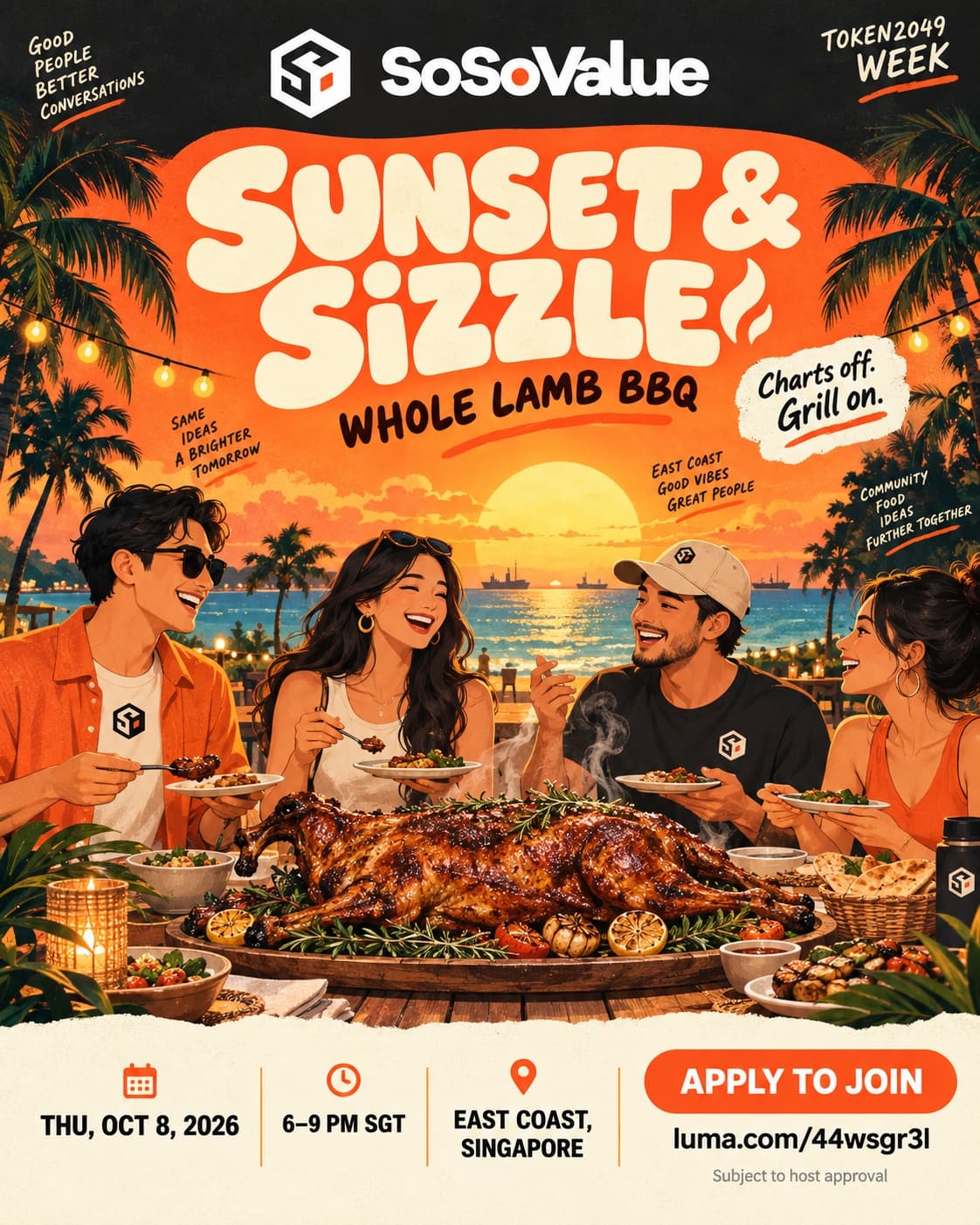 SosoValue Sunset & Sizzle 海边烤全羊之夜